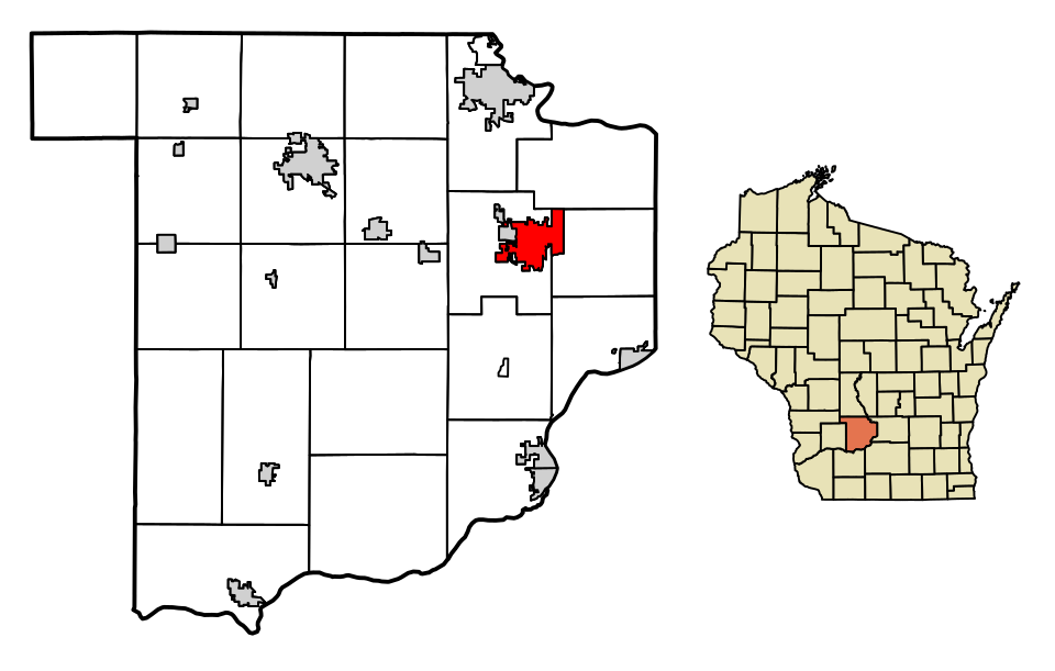 Locator map of Baraboo