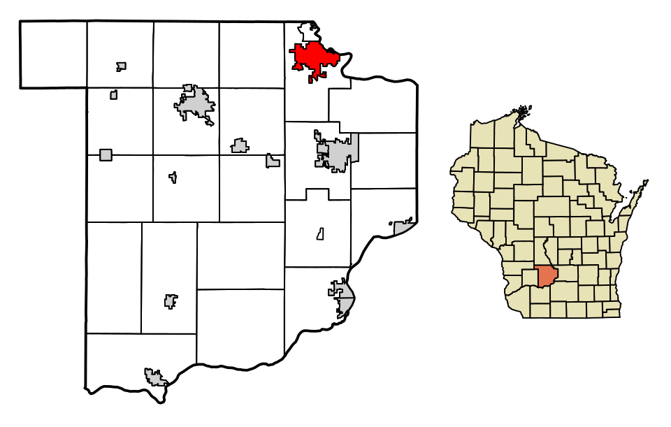 Locator map of Lake Delton