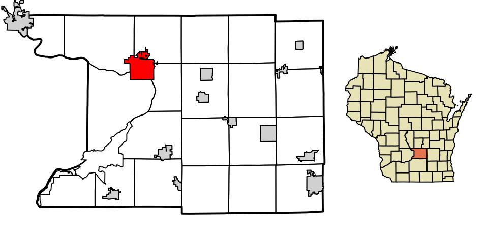 Locator map of Portage