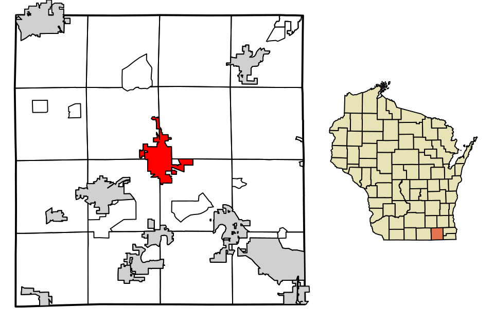 Locator map of Elkhorn