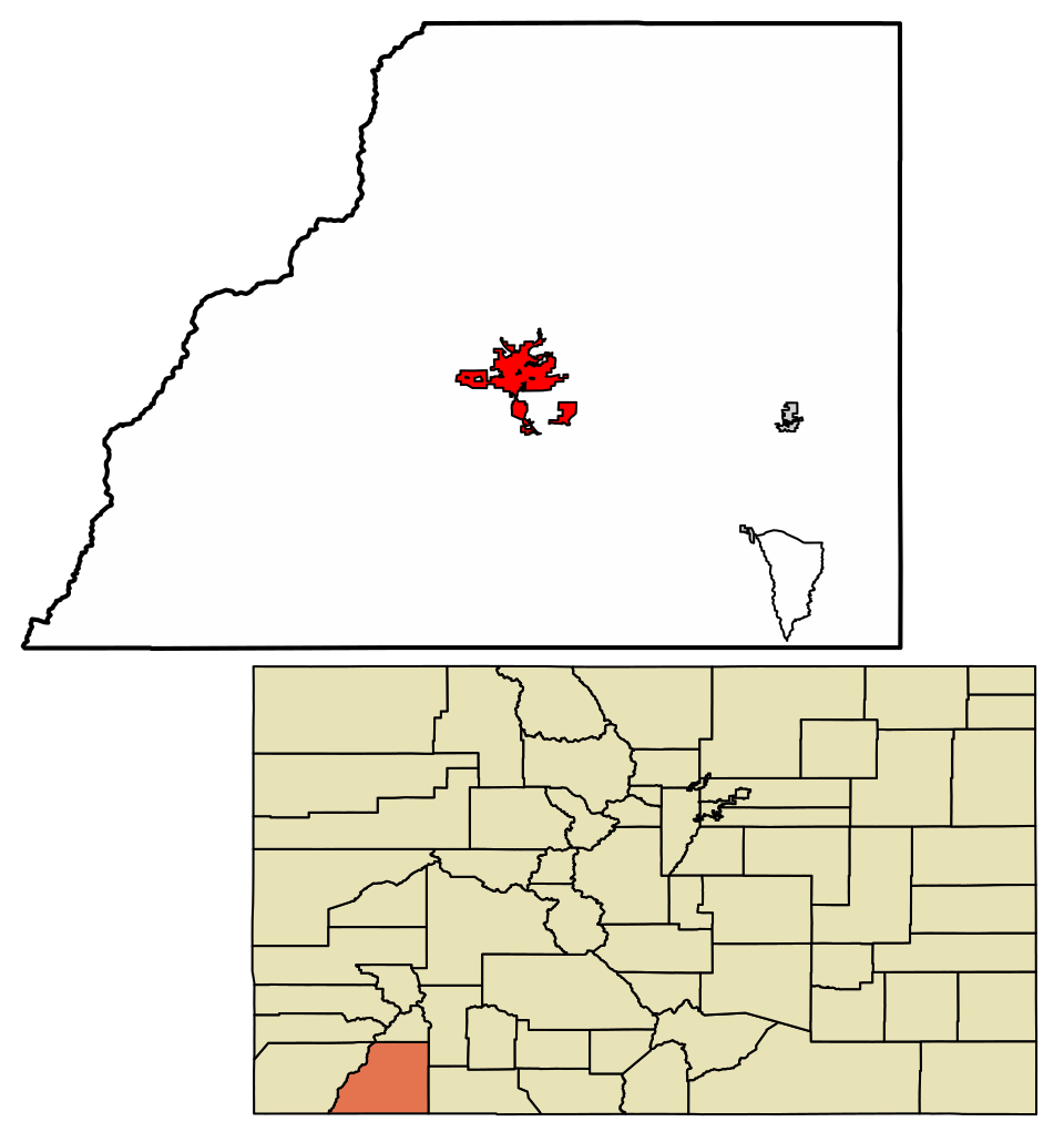 Locator map of Durango