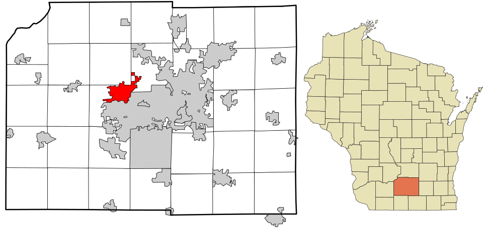 Locator map of Middleton