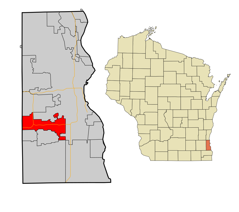 Locator map of Greenfield