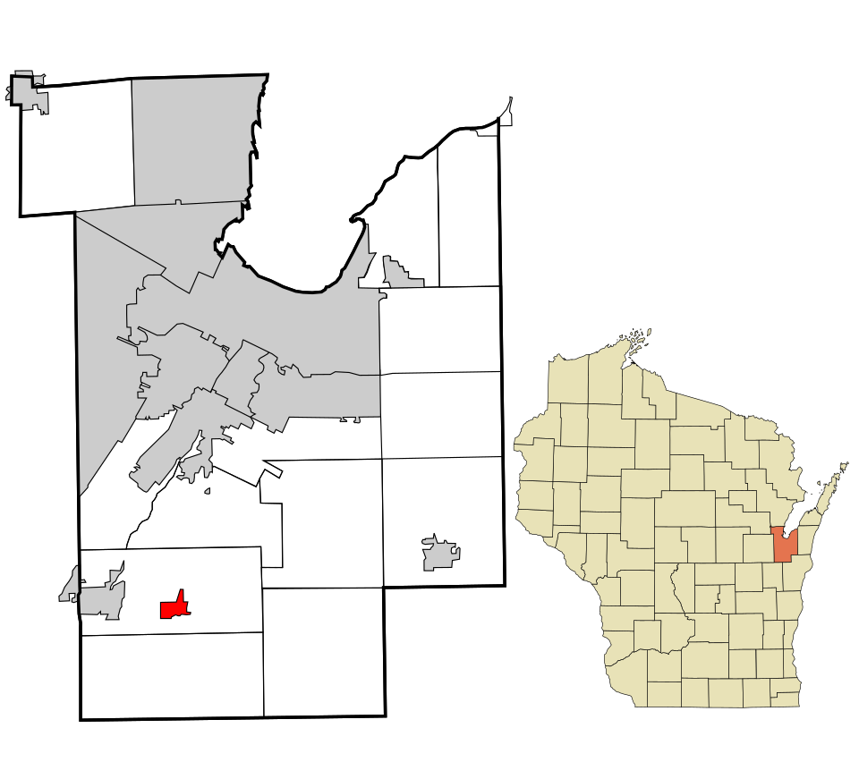 Locator map of Greenleaf