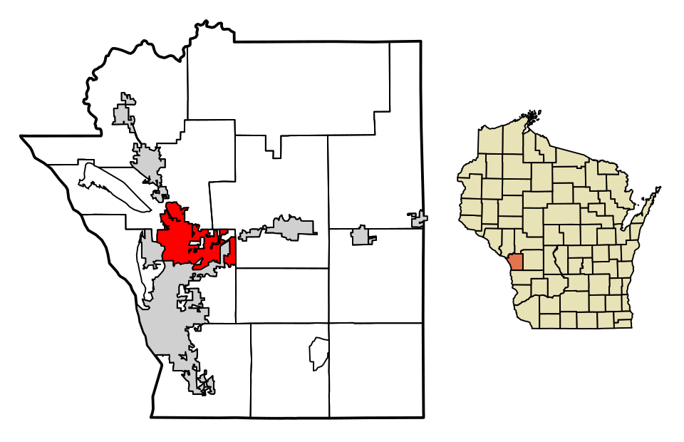 Locator map of Onalaska