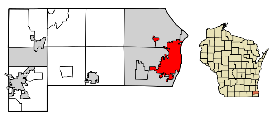 Map of Racine