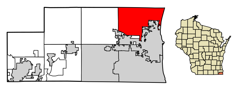 Locator map of Somers