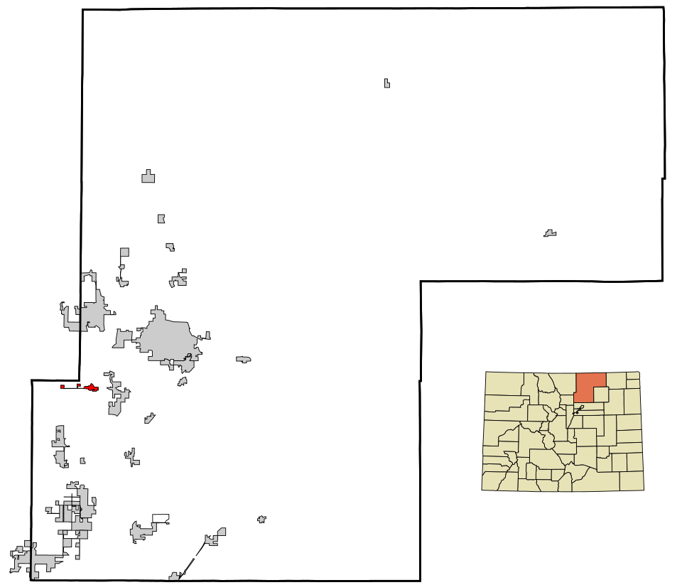 Locator map of Johnstown