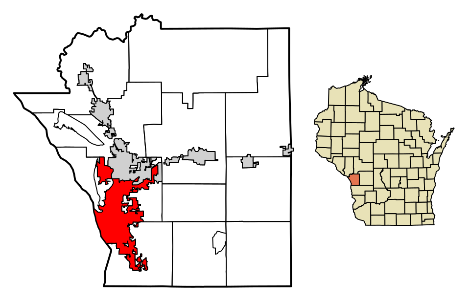 Locator map of La Crosse
