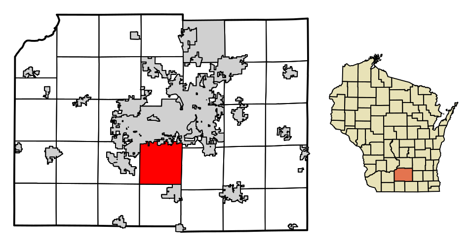 Locator map of Fitchburg