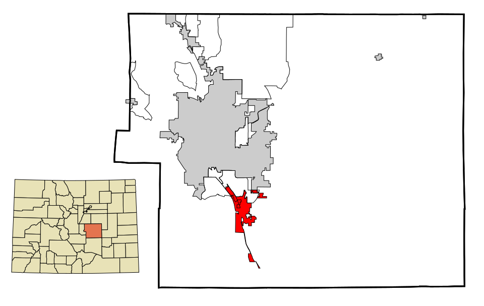 Locator map of Fountain