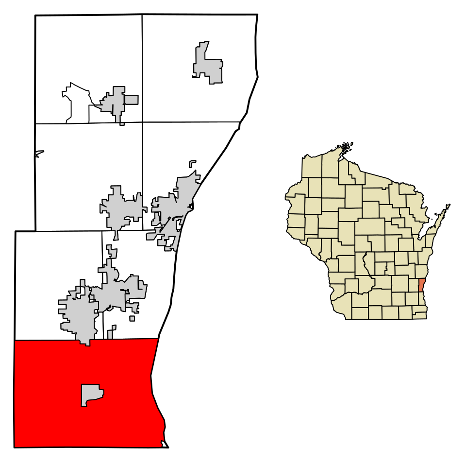 Locator map of Mequon