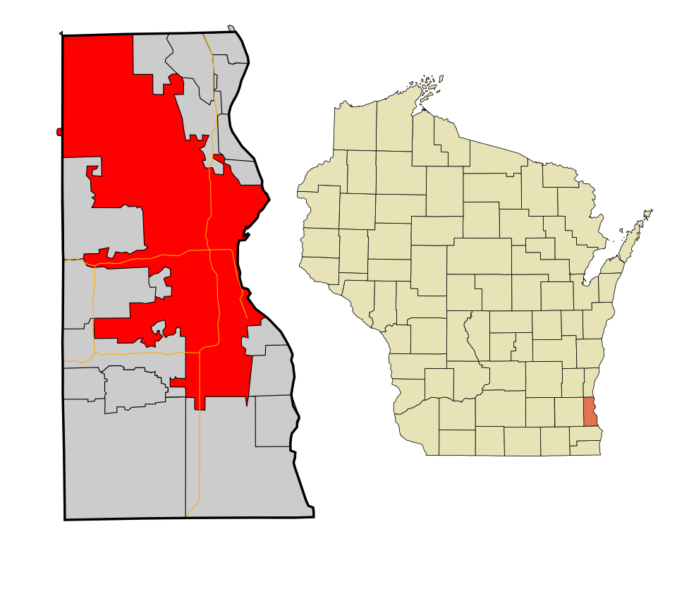 Map of Milwaukee