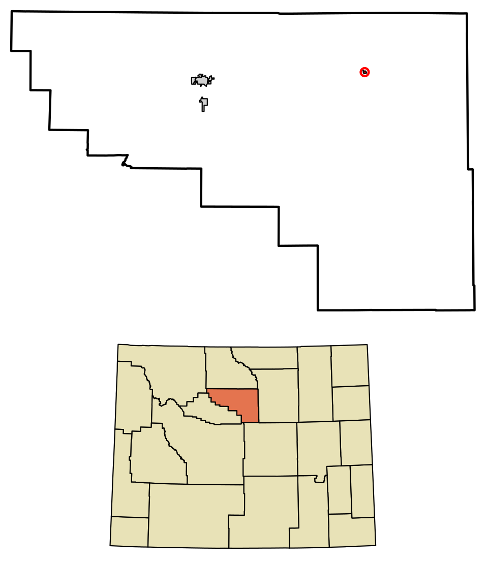 Locator map of Ten Sleep