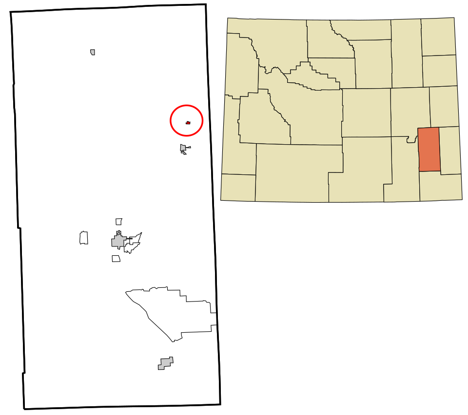 Locator map of Hartville