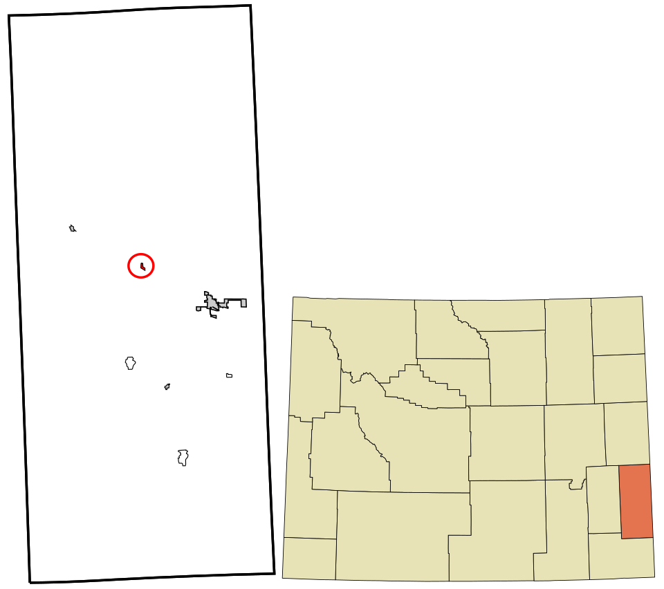 Locator map of Lingle