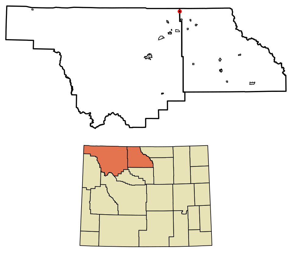 Locator map of Frannie