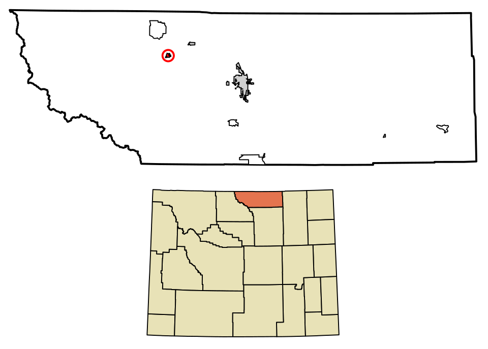 Locator map of Dayton