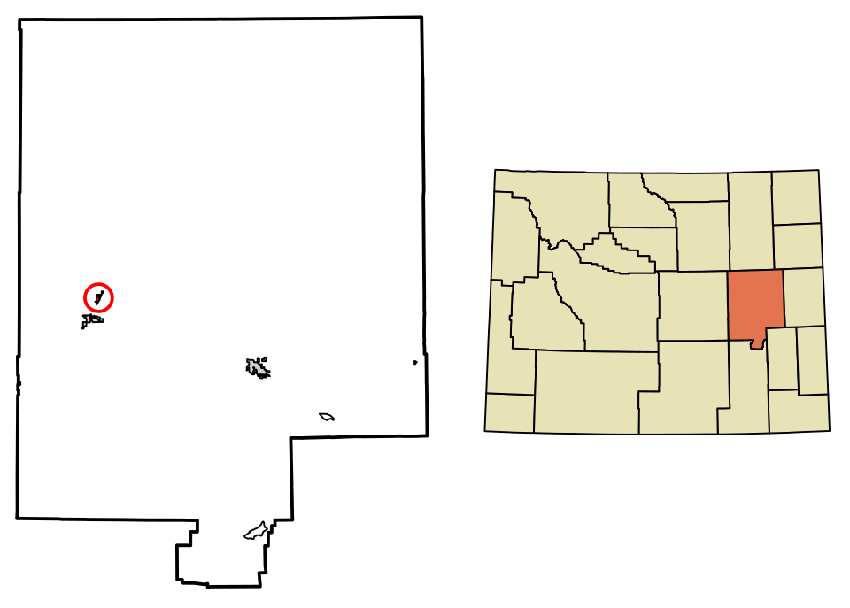 Locator map of Rolling Hills