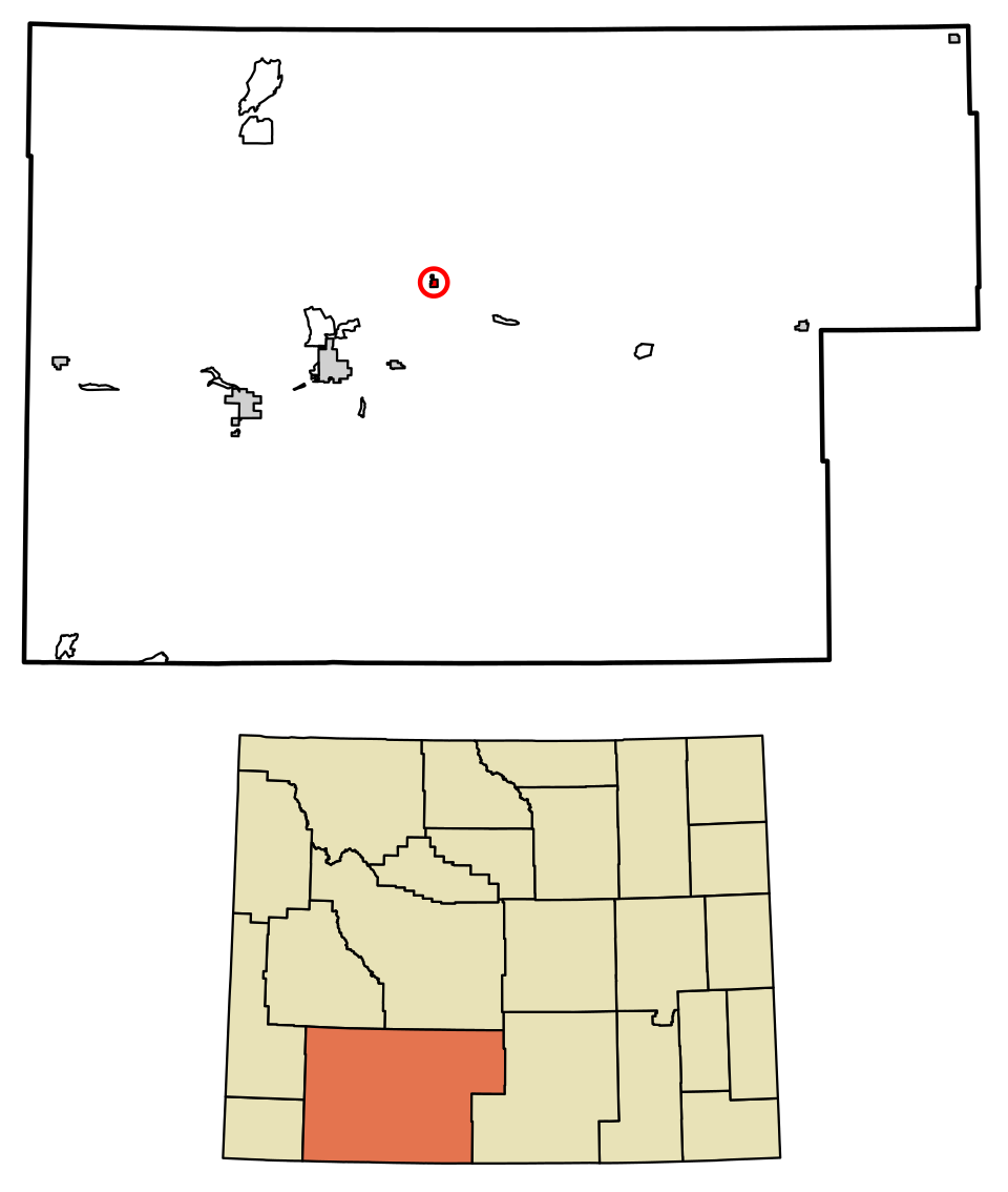 Locator map of Superior