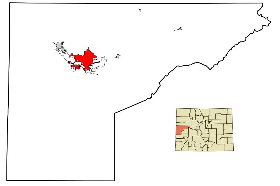 Map of Grand Junction