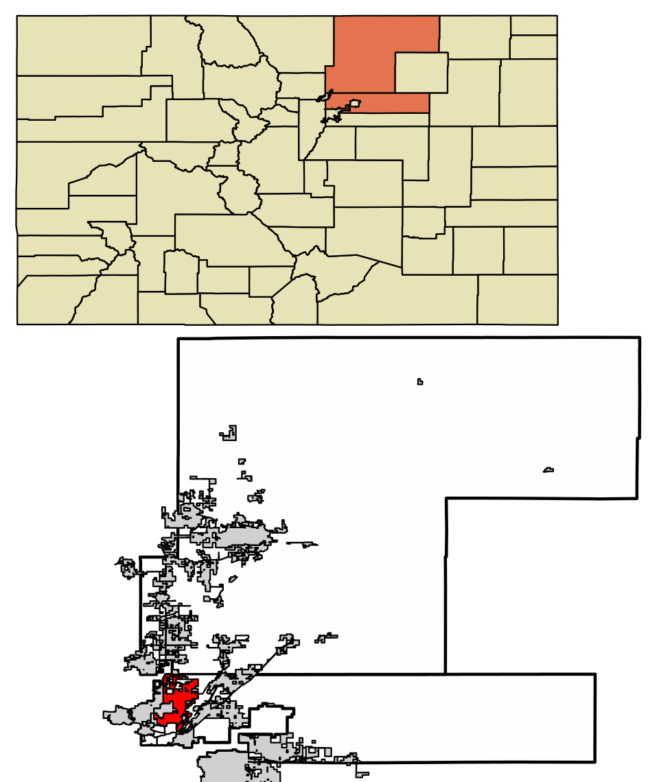 Locator map of Thornton