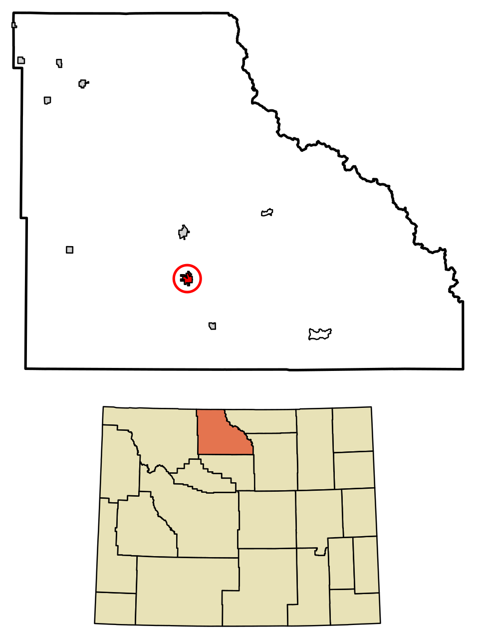 Locator map of Basin