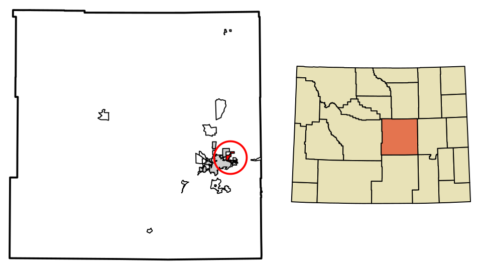 Map of Evansville