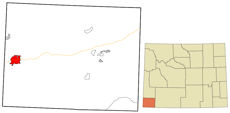 Locator map of Evanston