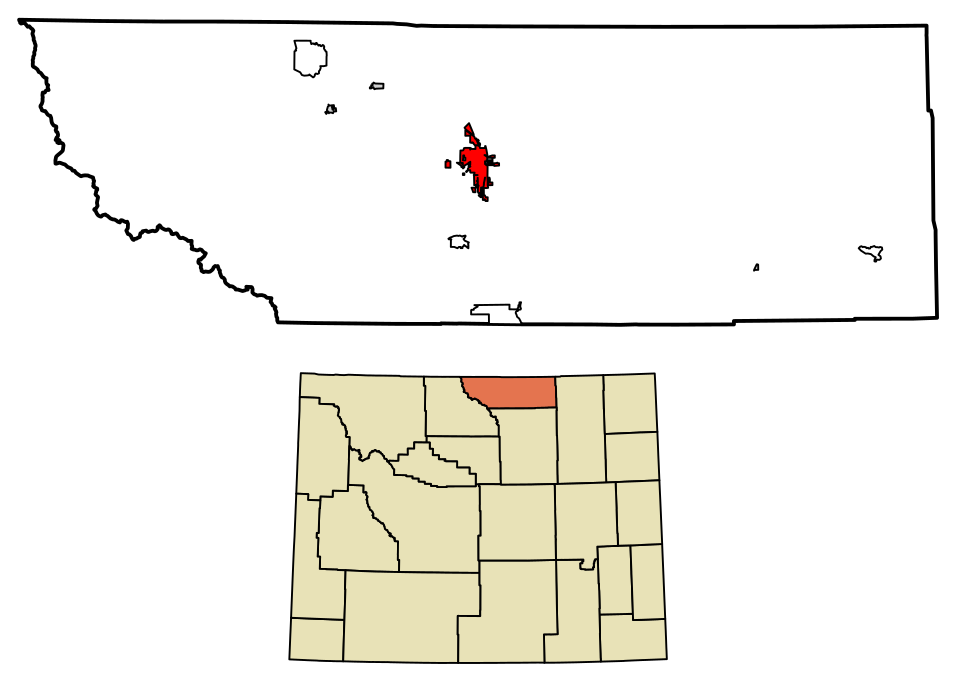 Locator map of Sheridan