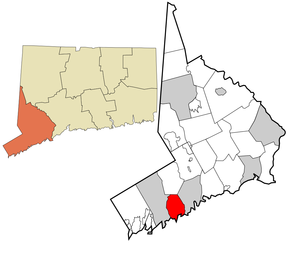 Locator map of Darien