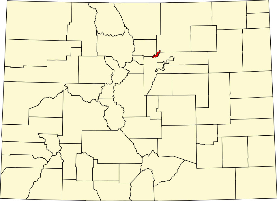 Map of Broomfield