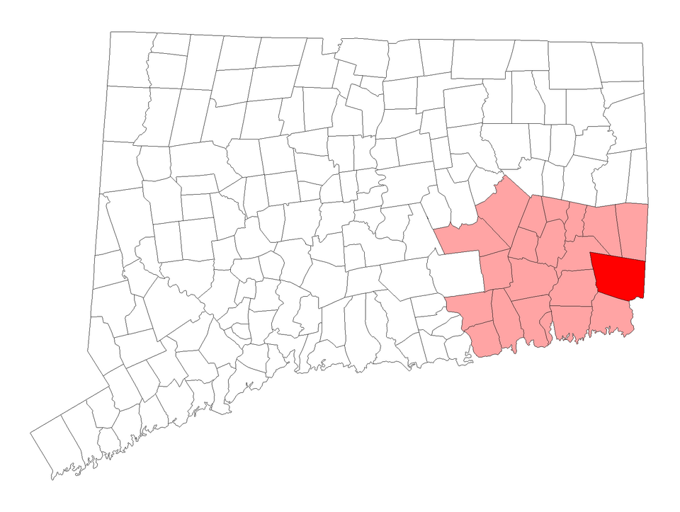Map of North Stonington