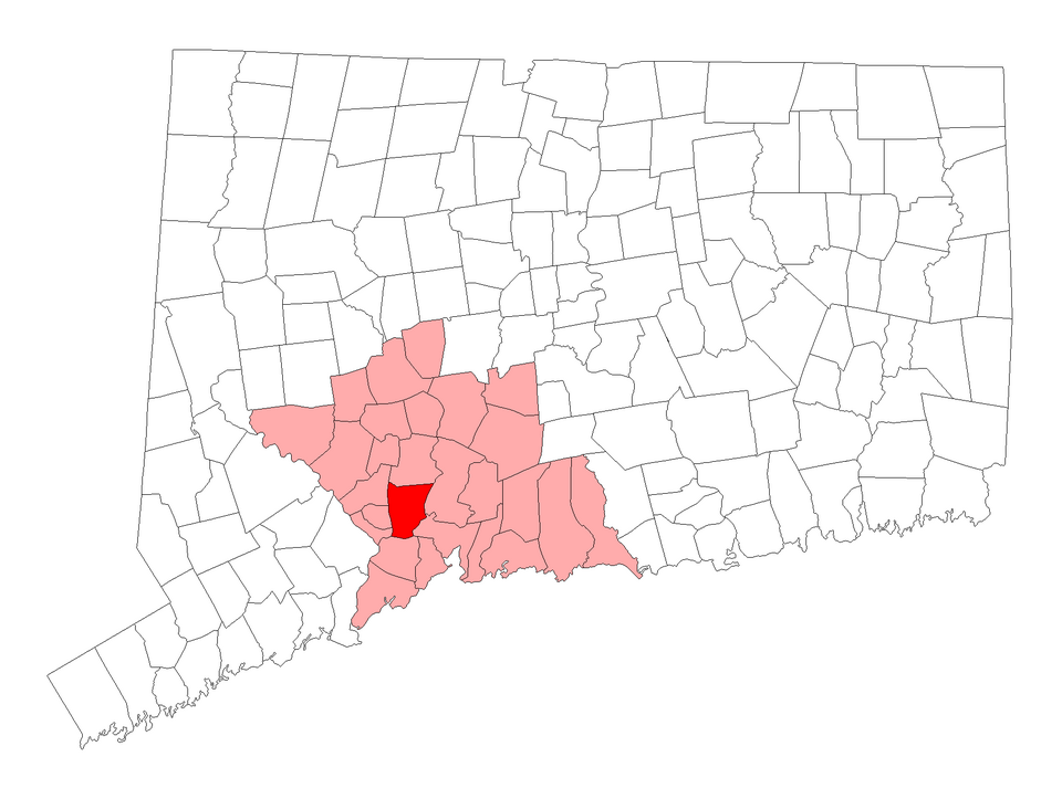 Map of Woodbridge