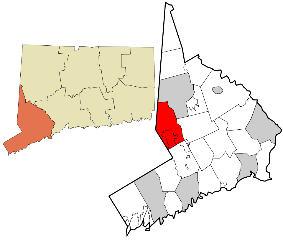 Locator map of Ridgefield