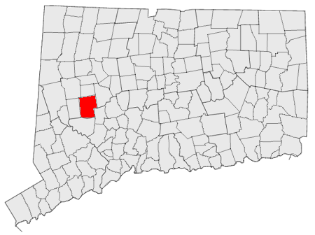 Locator map of Woodbury