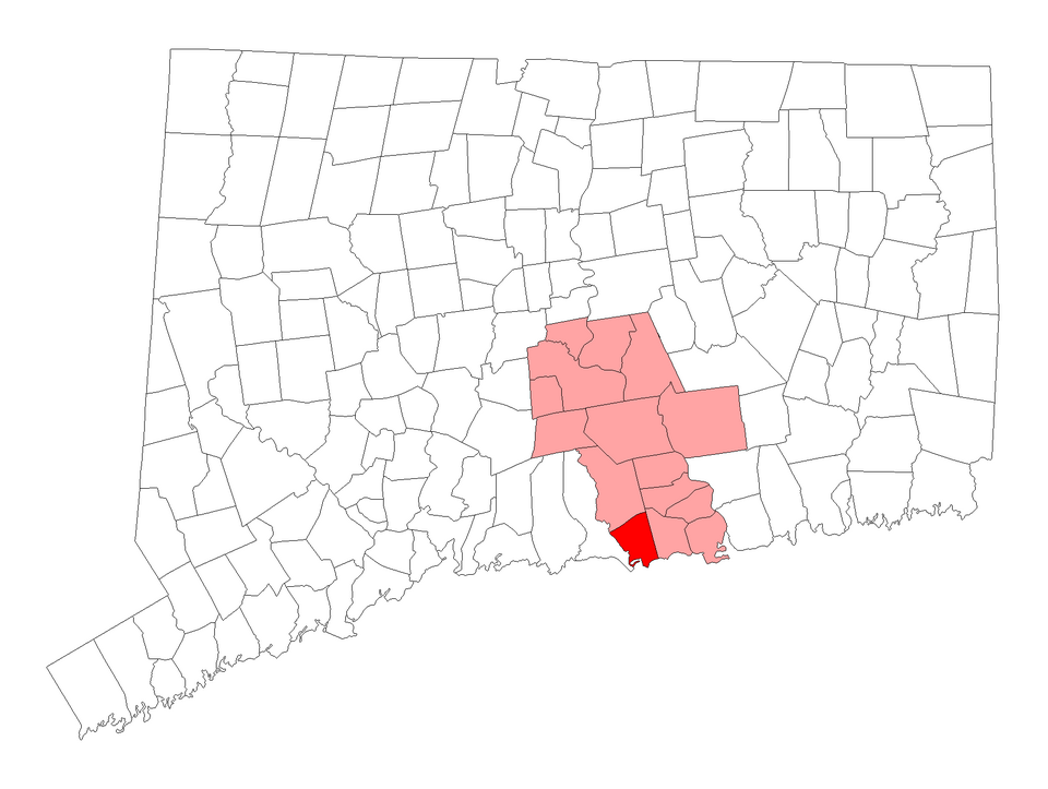 Locator map of Clinton
