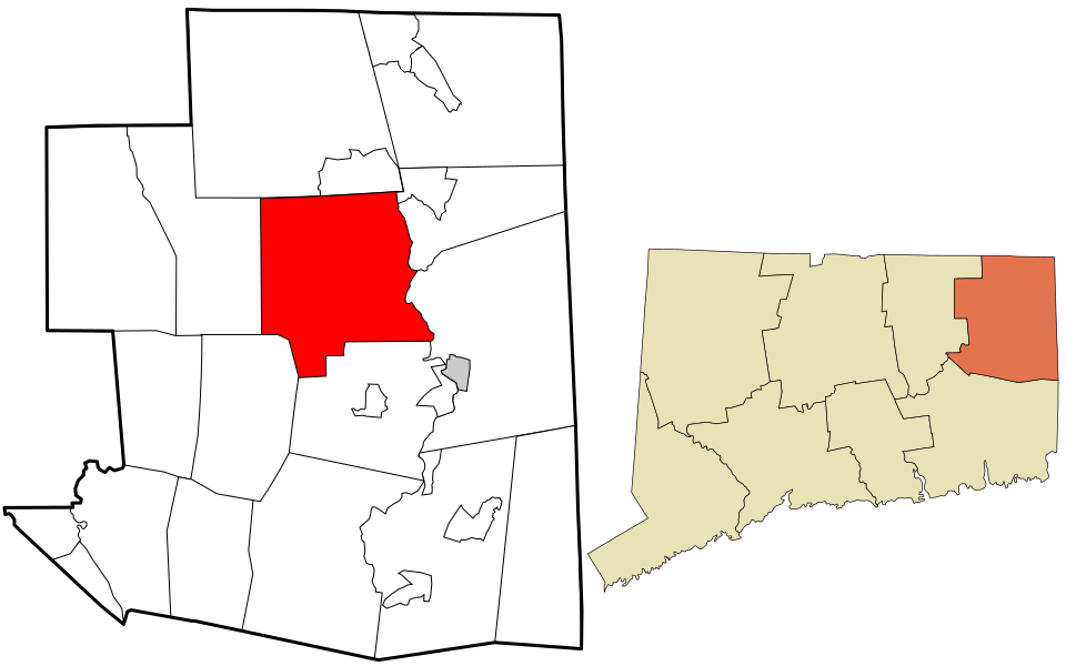 Locator map of Pomfret