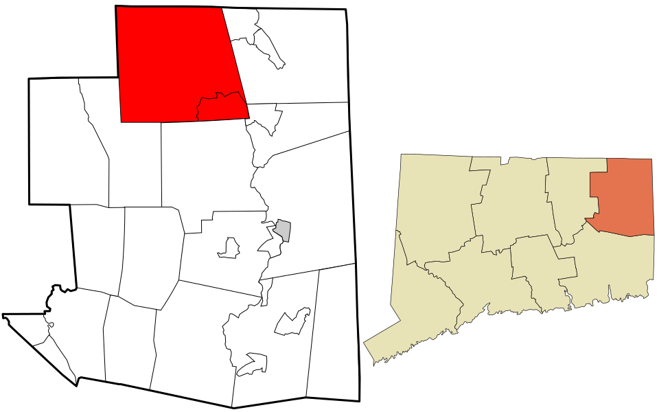 Locator map of Woodstock