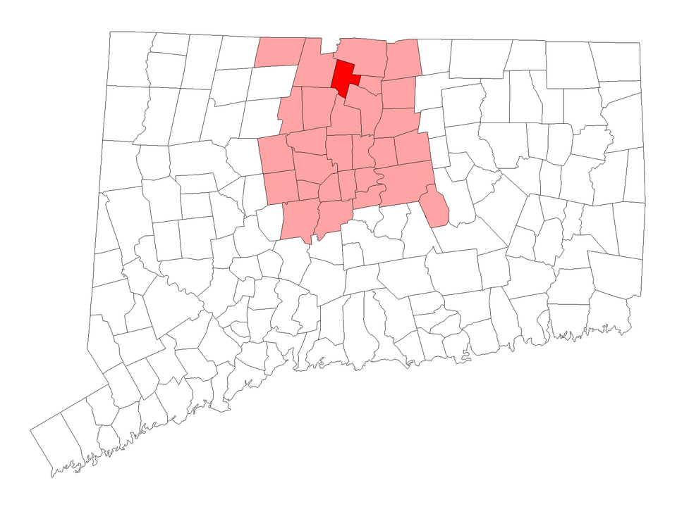 Map of East Granby