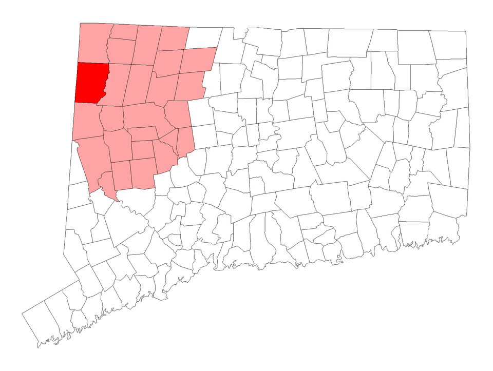 Locator map of Sharon