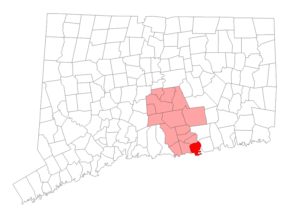 Map of Old Saybrook