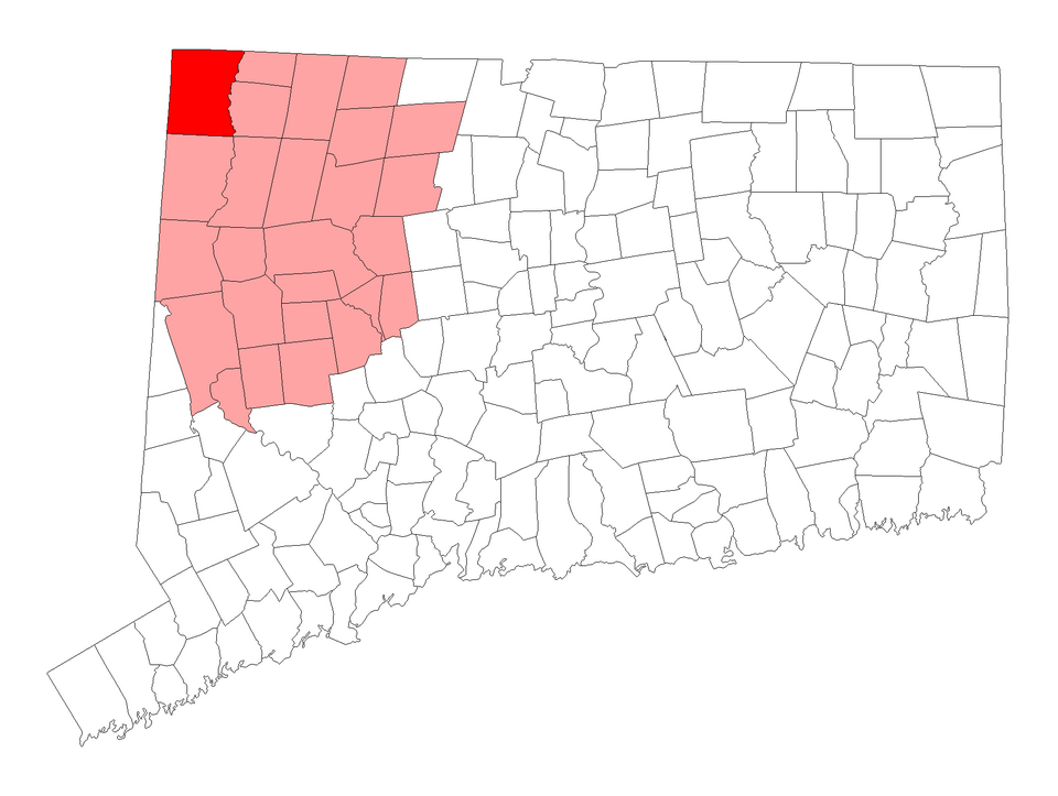 Locator map of Salisbury