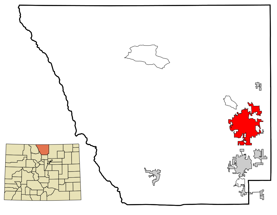 Map of Fort Collins