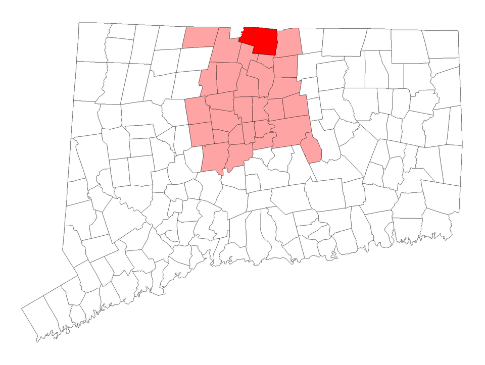 Map of Suffield