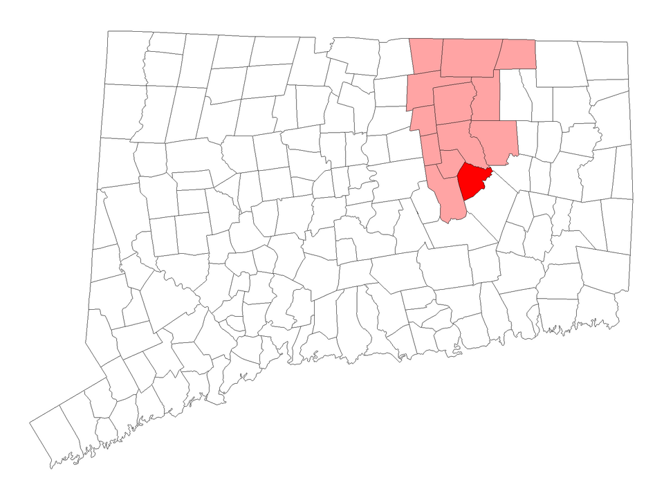 Locator map of Columbia