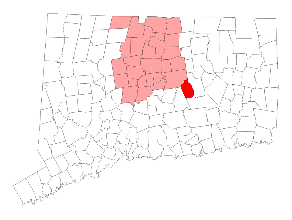 Locator map of Marlborough