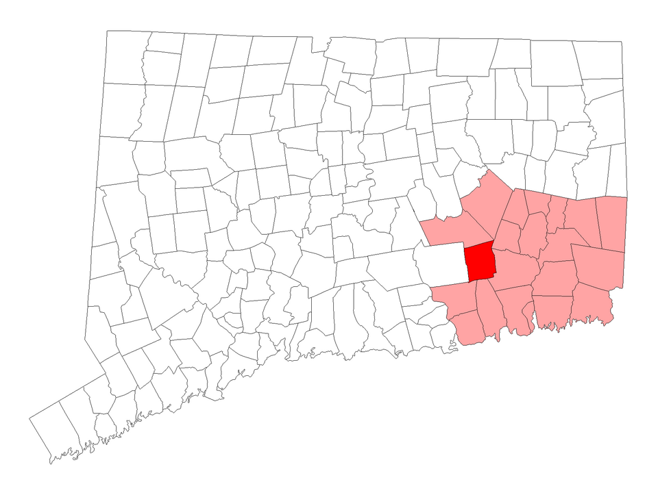 Locator map of Salem