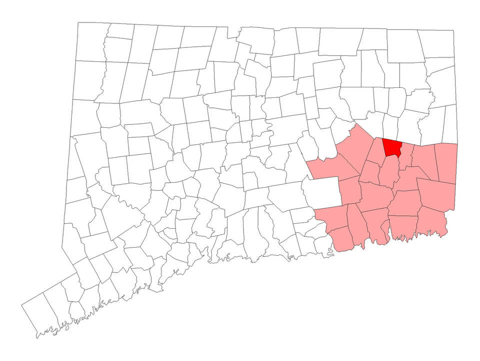 Locator map of Sprague