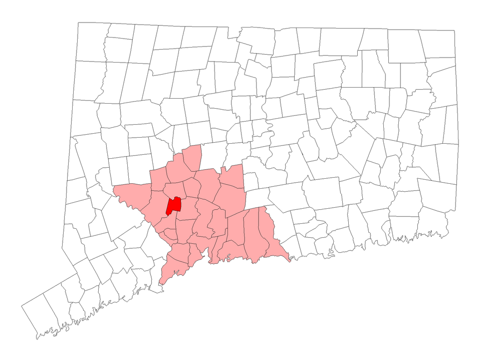 Map of Beacon Falls